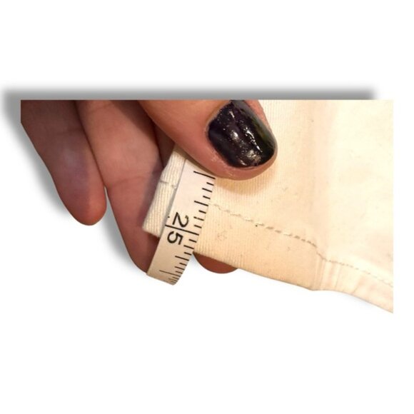 Women’s 10 GLO Gloria Vanderbilt White High Rise Ankle Crop Jeans - Picture 8 of 8